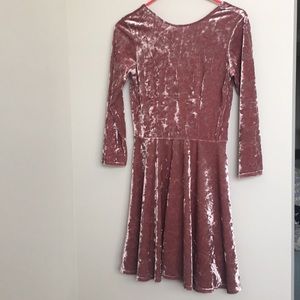 Velvet topshop dress
